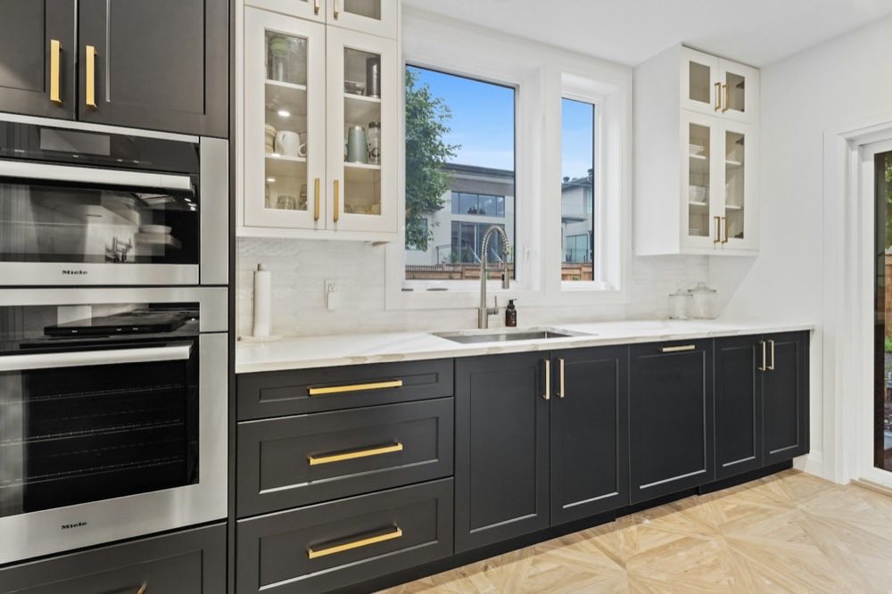 A newly fitted kitchen